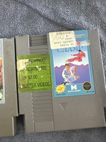 Bad Dudes & Karate Champ Bundle  (Nintendo Entertainment System Nes 1990) Worn