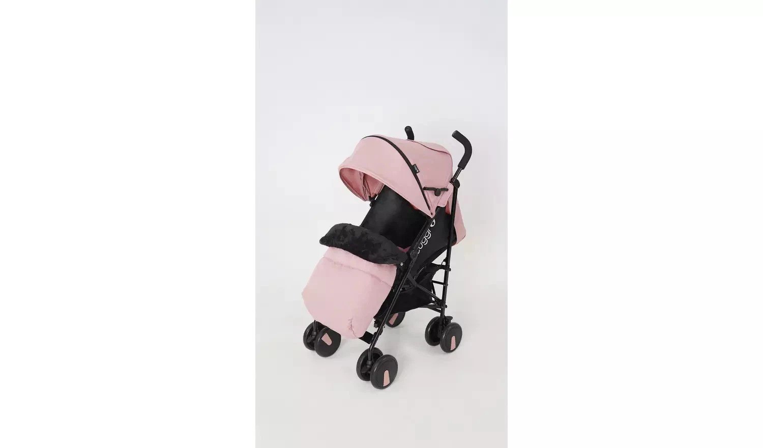 Cuggl Rowan Stroller with Footmuff and Raincover - Rose (USED)