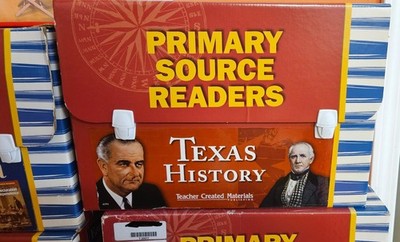 Teacher Created Materials , Primary Source Readers Kit ,TEXAS HISTORY