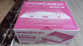 SEGA Saturn Console White Body Only Tested Controller No Manual Japan NTSC-J