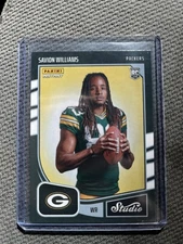 2025 Panini Instant NFL STUDIO ROOKIES SAVION WILLIAMS PACKERS RC SP #'d/367