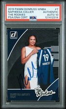 2019 DONRUSS THE ROOKIES AUTO SIGNED NAPHEESA COLLIER LYNX MVP PSA DNA AUTO 10