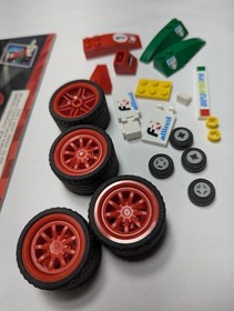 LEGO Cars Ultimate Build Francesco (8678) Replacement Parts & Manual Incomplete