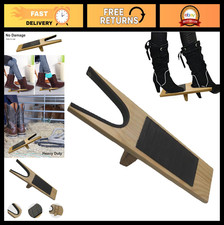 Effortless Wooden Boot Jack - Wide Opening, Strong Grip, Non-Slip Base, One Size