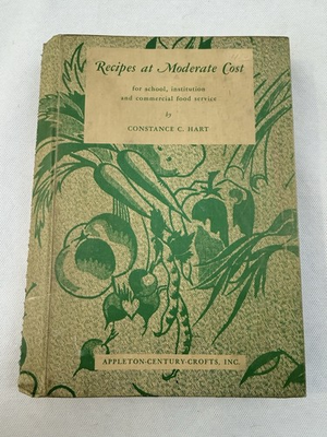 #ad #ad Recipes At Moderate Cost For School By Constance C. Hart 1932 Spiral Bound $23.76