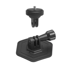 Black Adhesive Mount Curved Helmet Holder Adapter For Insta360/Action/Pocket