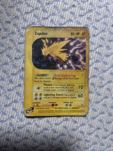 Pokemon Zapdos - Aquapolis (AQ) 44/147