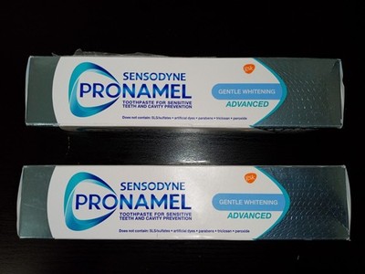 2 Pack 6.5 oz. Each Sensodyne Pronamel Gentle Whitening Toothpaste Advanced