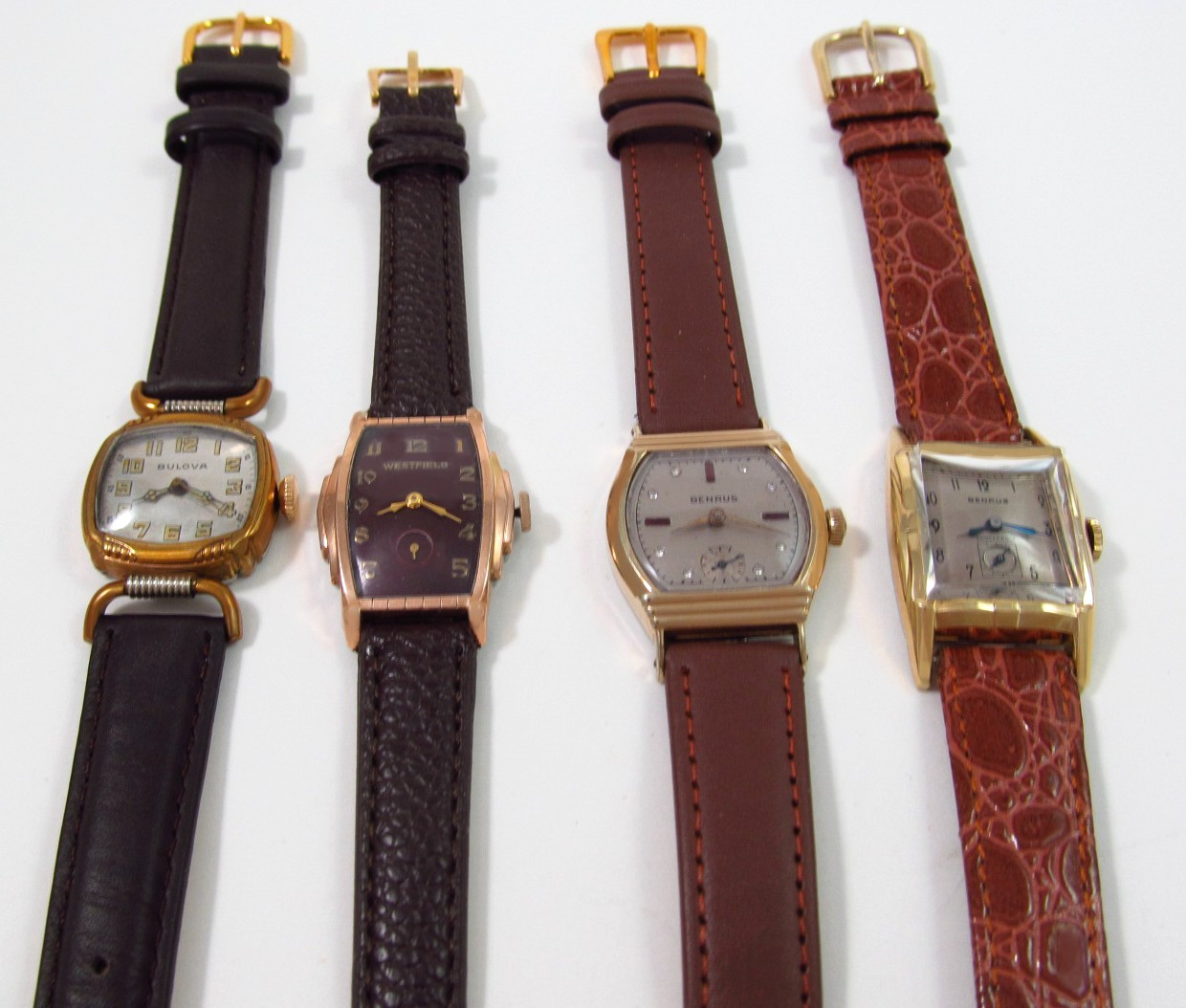 or  Repair Vintage Parts WESTFIELD, 1 Lot Watches 1 of BULOVA, BENRUS - 2 4 for - vintagewatches.pk