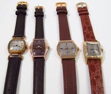 Lot of 4  Vintage Watches for Parts or Repair - 1 BULOVA, 1 WESTFIELD, 2 BENRUS