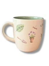 Pfaltzgraff Perennials Garden Mug 12 oz – Green Interior Floral Tools Dragonfly