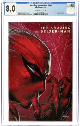 Amazing Spider-Man #800 Dell'Otto ComicXposure Variant CGC 8.0 2018 4643161011