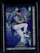 2025 Leaf Baseball Nation Kash Mayfield Strikeout Machines Shimmer Purple 7/8