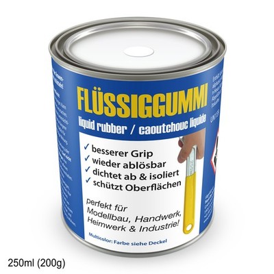 Plasti Dip Flüssiggummi rot gelb blau weiss schwarz grau versch. Dosen/Größen