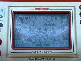 Nintendo Game & Watch MICKEY MOUSE MC-25 1981 Near Mint In Box