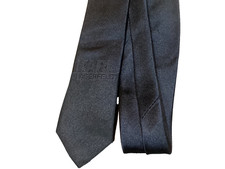 New Black Karl Lagerfeld Kids Boys Silk Tie.