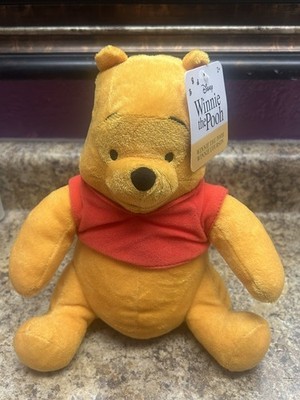 Disney WINNIE THE POOH BEAR 8'' Plush Stuffed Animal Toy Just Play Ages 2+ NWT