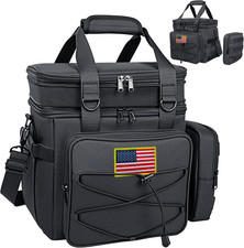 Tactical Lunch Box Men 20L Expandable Double Insulated Cooler Bag Detachable