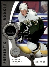 2005-06 SP Game Used Junior Lessard Rookie 337/999 Dallas Stars #177