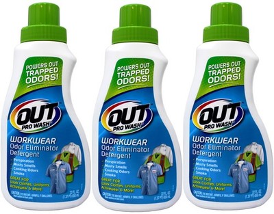 OUT ProWash Odor Eliminator & Stain Remover, 22 oz - 3 Pack