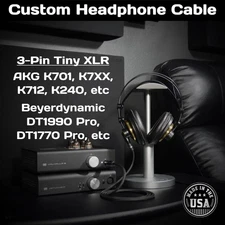 AKG K Series (K701, K7XX, etc) & Beyerdynamic DT1990/1770 Pro - Headphone Cable