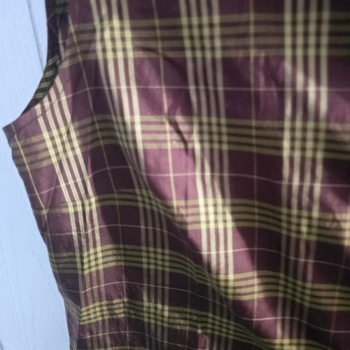 Josephine Chaus Plaid Sleeveless Blouse 16 – Classic, Workwear, Minimalist - Picture 5 of 5