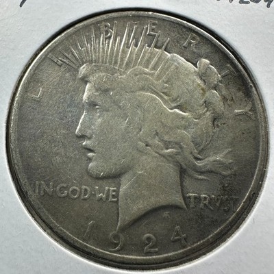 1924 $1 Silver Peace Dollar (87207)