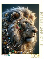 Calvendo Puzzle The Lion's Eye View | 1000 Pieces, Finished Size 25.2 × 18.9 In