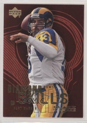 2000 Upper Deck Black Diamond Diamond Skills Kurt Warner #DS8 HOF p6d