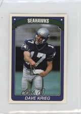 1990 Panini Album Stickers Dave Krieg #183 0au4