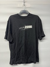 Image of Men’s Jack Wills Black Logo T Shirt Size Medium Brand New