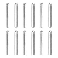 15 Pcs 3x20 mm 304 Stainless Steel Round Head Flat Chamfered End Dowel Pins