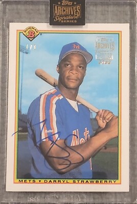 2022 Topps Archives Signatures Series Darryl Strawberry 1/1 | eBay