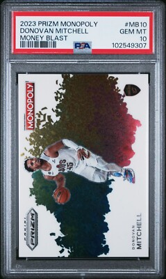 2023-24 Panini Prizm Donovan Mitchell Money Blast SSP Case Hit 