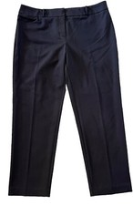 Liz Claiborne Emma Career Classic Pants Womens Size 12 Black Stretch Trouser