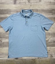 Tommy Bahama Polo Shirt Mens Large Blue Island Zone Casual Golf Pullover Top
