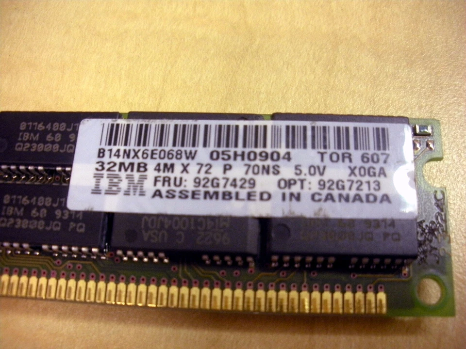 IBM 4132-701X 92G7429 32MB (1x 32MB) Memory DIMM - Image 2 of 2
