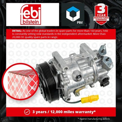 Air Con Compressor fits PEUGEOT 508 Mk1 1.6 1.6D 10 to 18 9HR(DV6C) AC 6453QJ