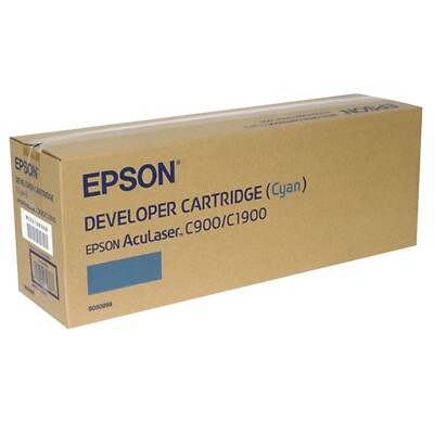 Epson S050099 Cyan Original Tonerkartusche für Aculaser C1900 C1900D C900 C900N