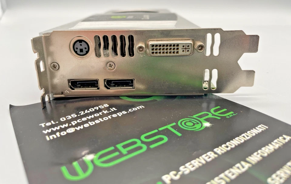NVIDIA QUADRO FX 4800 1,5GB GDDR3 PCI EXPRESS DISPLAY PORT DVI S-VIDEO GARANZIA - Immagine 3 di 4