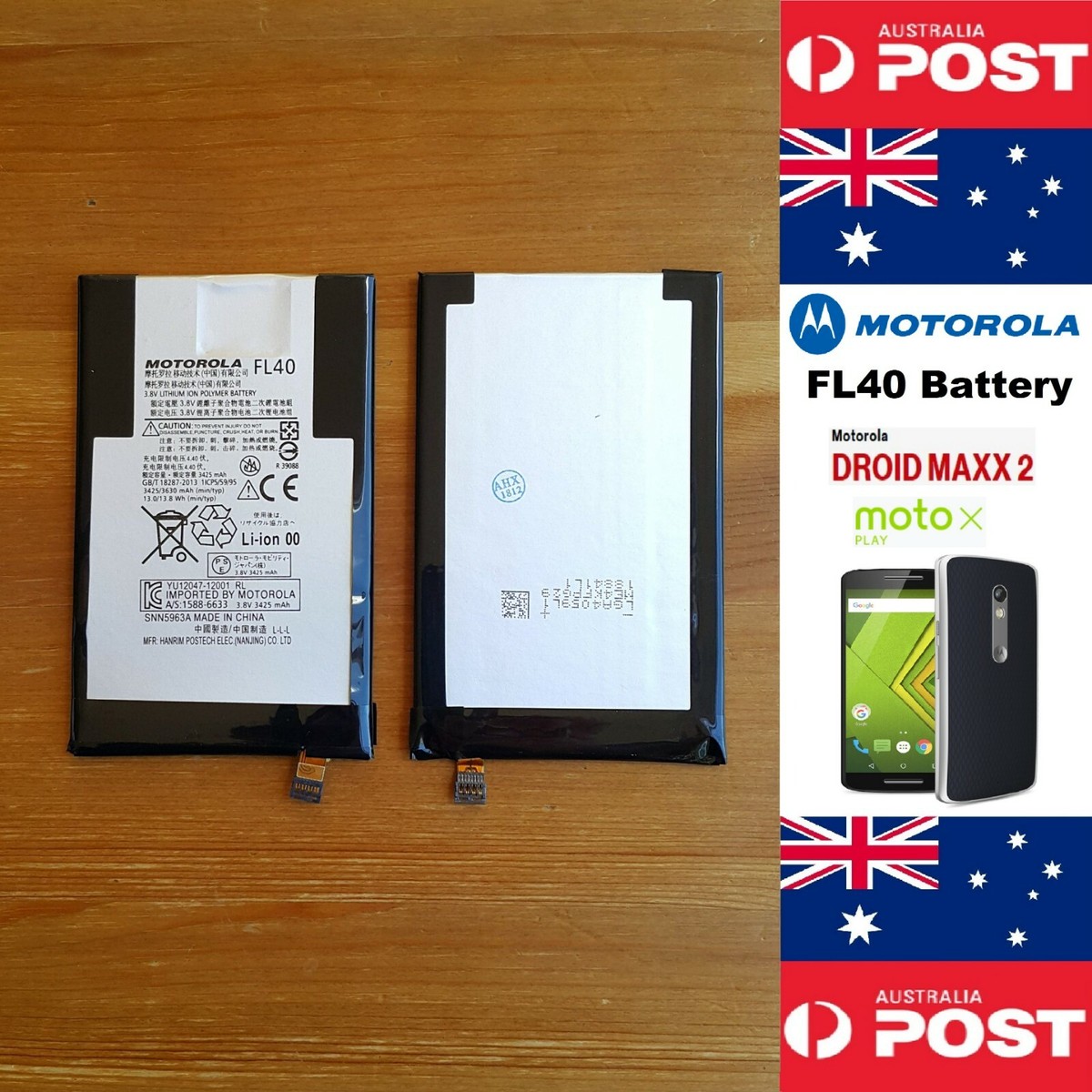 Batería Mk Cell Para Motorola Moto X Play / Fl40 | Meses Sin Interés - Foto 11