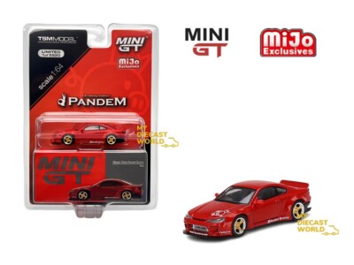 Mini GT #527 1:64 Nissan Silvia (S15) Rocket Bunny Red mgt00527 | eBay