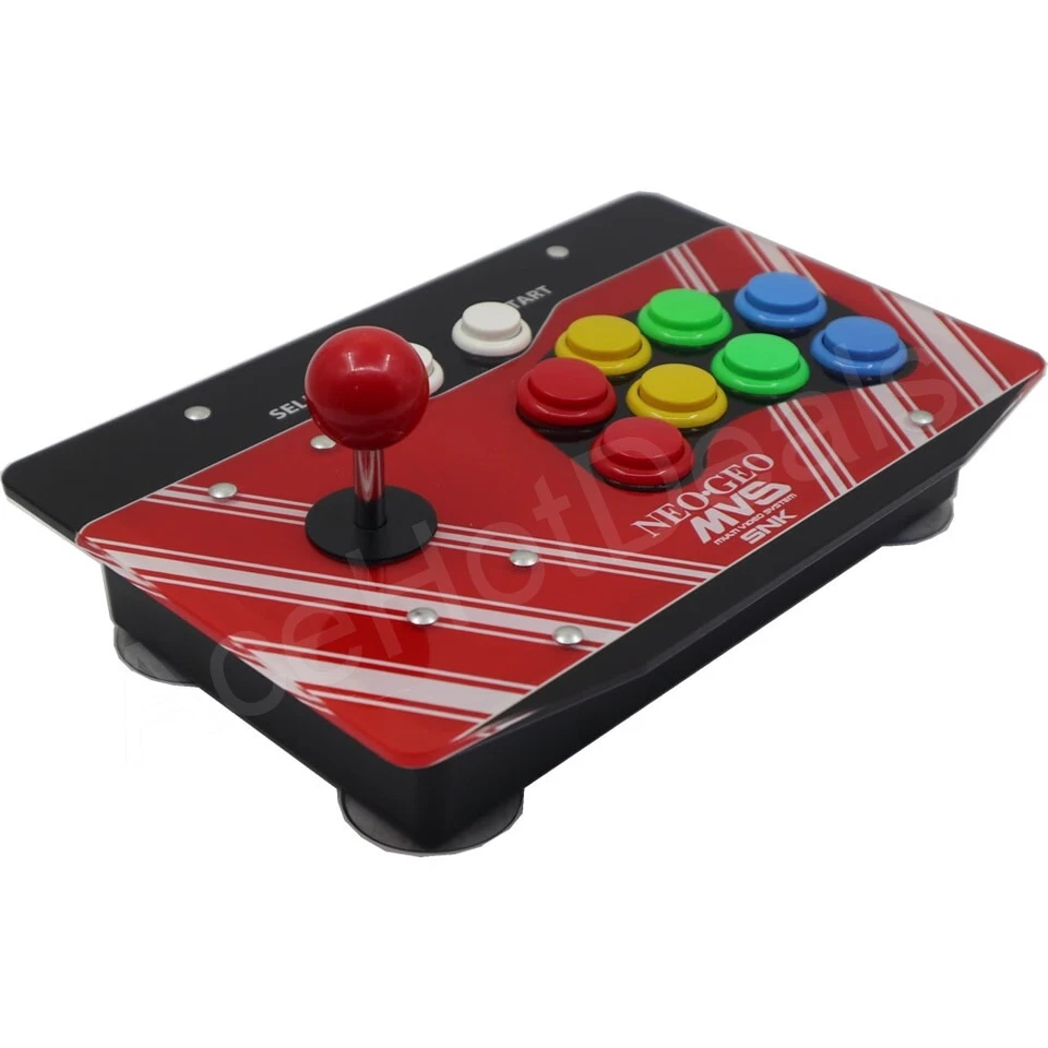 RAC-J500S 10 Buttons Arcade Joystick USB Wired Acrylic NEO GEO MVS Panel For PC - Image 3 of 4