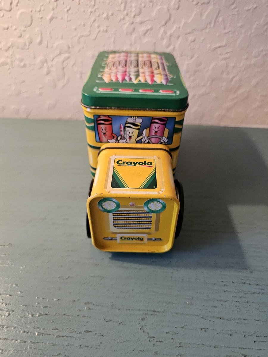 Vintage Crayola School Bus Collector's Tin-Very Good | eBay