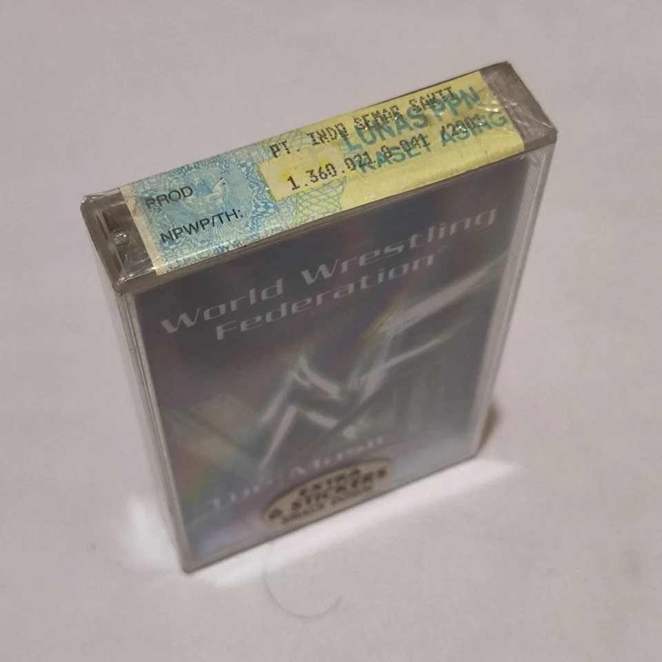 WWF The Music Vol 4 original indonesia Tapes NEW + 6 sticker smack down - Image 4 of 4