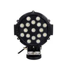 7 Inch Round LED Work Light Bar Pods Driving Fog Headlight Truck Off Road 1-4PKS