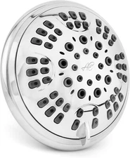 Aqua Elegante 6 Function Adjustable Luxury Shower Head - Chrome
