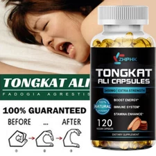 BEST-MALE ENLARGER THICKER BIGGER LONGER 120 PILL 4" GROWTH ENLARGEMENT CAPSULE