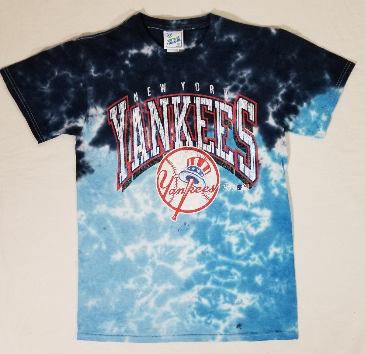 トップス Drug dealer shirt Jungle NewYork Yankees 47 New York Yankees GREY Franklin Short Sleeve Fashion T