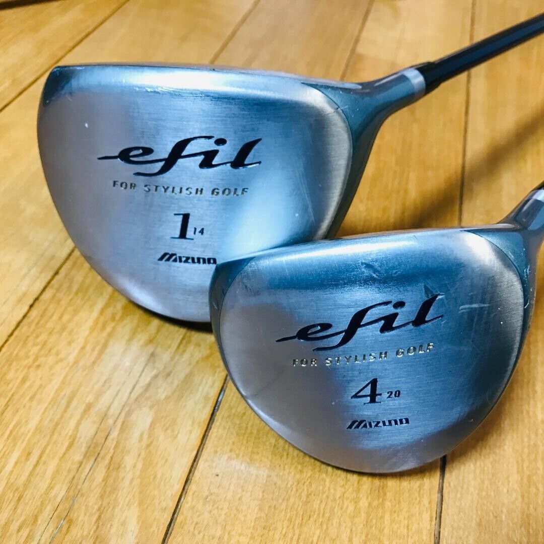 Ladies Mizuno efil Club Set 1W 4W 5,7,9i Sw PT 7pc RH Women Ladies Mizuno efil Club Set 1W 4W 5,7,9i Sw PT 7pc RH Women
